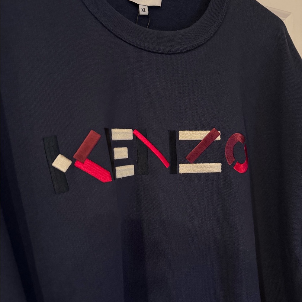 Kenzo Navy Crewneck Sweatshirt - Picture 5 of 11